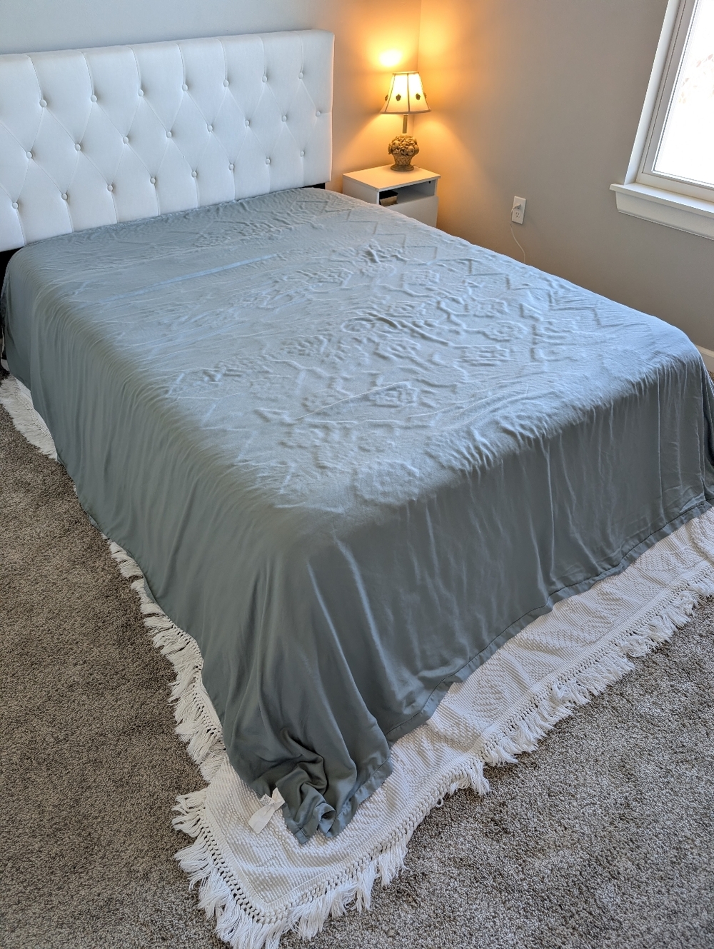 Pure Beech Sateen Sage Green 400T 100% Modal Queen Size Flat Sheet